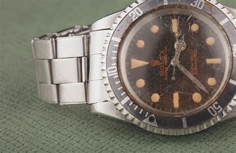 scratch on Rolex watch